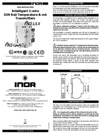 Thumbnail of document Manual - IPAQ-L / -LX Universal Programmable 2-Wire Transmitter